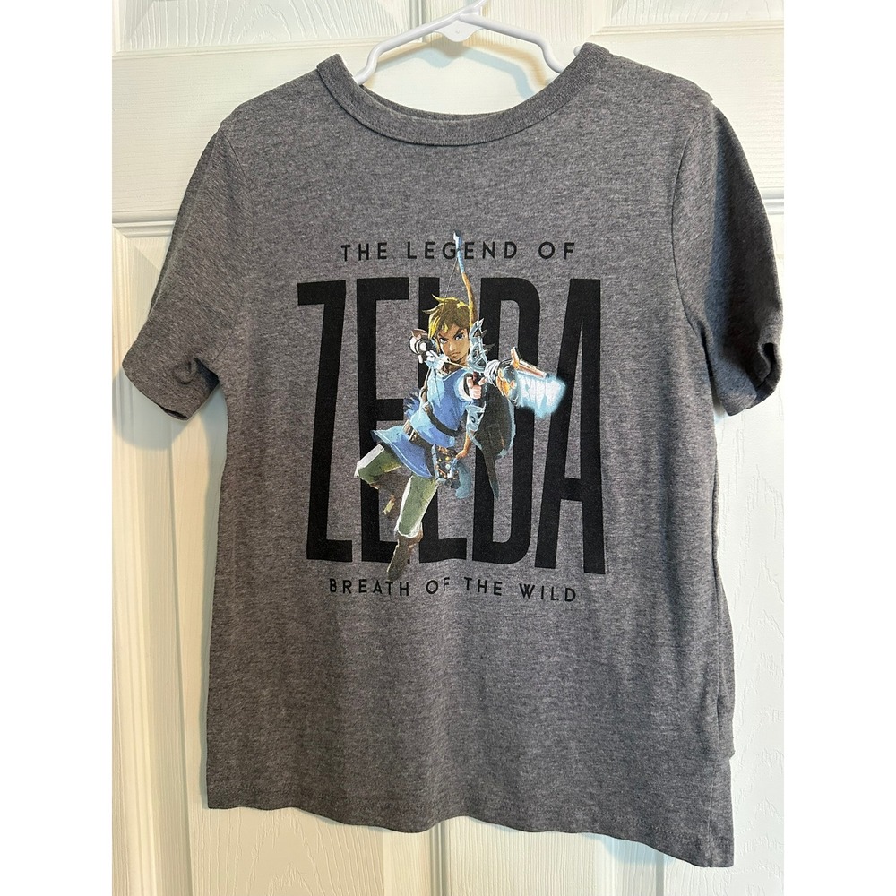 Gap‎ Kids The Legend of Zelda Kids Graphic T-Shirt Gray S 6-7